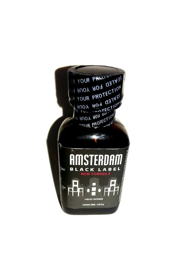 Poppers Amsterdam Black  label 24ml